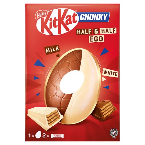 KIT KAT CHUNKY WHITE & MILK GIANT EGG 4 X 230G