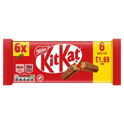KIT KAT 2 FINGERS PM £1.69 20 X 124.2G