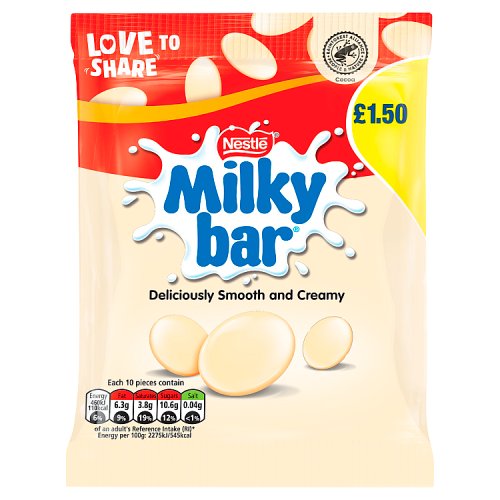 MILKYBAR GIANT BUTTONS PM £1.50 12 X 85G