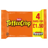 TOFFEE CRISP 4 PACK PM £1.50 14 X 124G