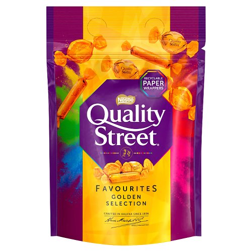 QUALITY STREET GOLDEN SELECTION POUCH 8 X 283G