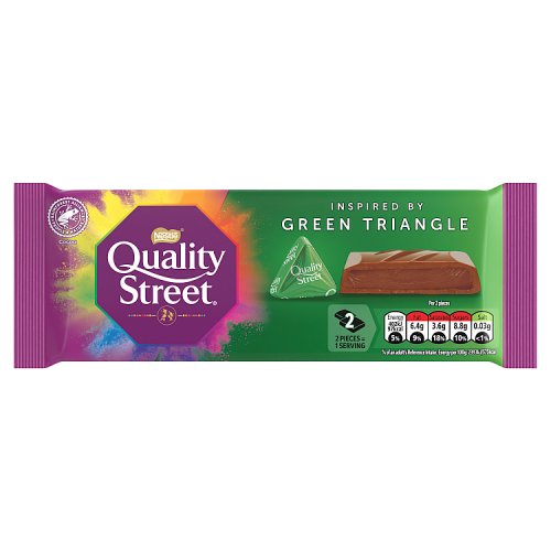 QUALITY STREET GREEN TRIANGLE BLOCK 18 X 84G