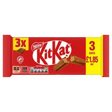 KIT KAT 4 FINGER 3PK PM £1.85 20 X 124,5G
