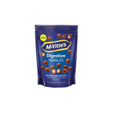 00872-02 MCVITIES NIBBLES DOUBLE CHOCOLATE MILK AND DARK CHOCOLATE COATED BISCUITS BALLS (8X7) 56X120G