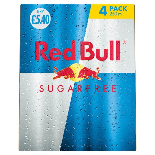 Red Bull Sugar Free 4Pk PM £5.40