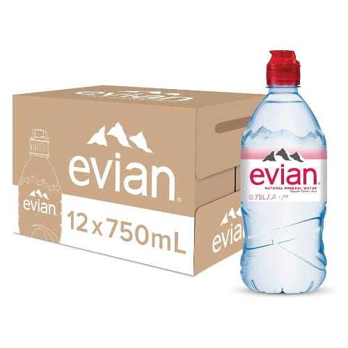 EVIAN 12X750ML PET