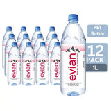 EVIAN PET 12X1LR