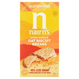 9556-E NAIRNS GF OATS & STEM GINGER BISCUIT BREAKS 12X160G