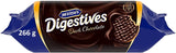 00819-02 MCVITIES DIGESTIVE THINS BITTER CHOCO COATED BISCUITS 72X150G (12X6)