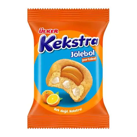 00677-06 KEKSTRA JELLY CAKE ORANGE 24X40G