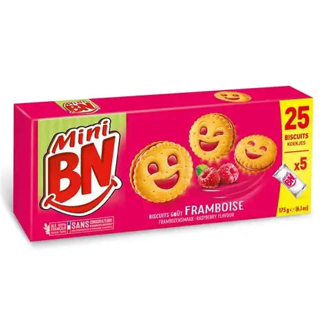308081F MINI BN FRAMBOISE (RASPBERRY) 16X175G