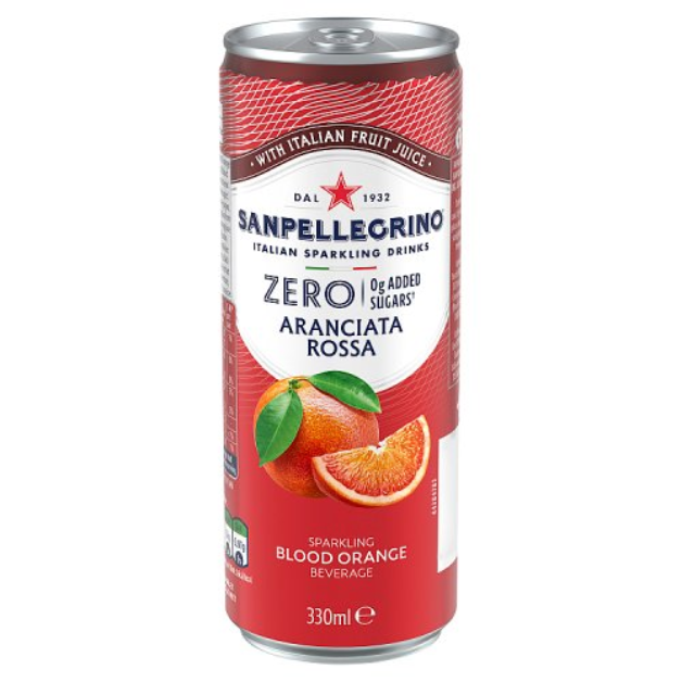 SAN PELLEGRINO ARANCIATA ZERO 24X330ML CAN