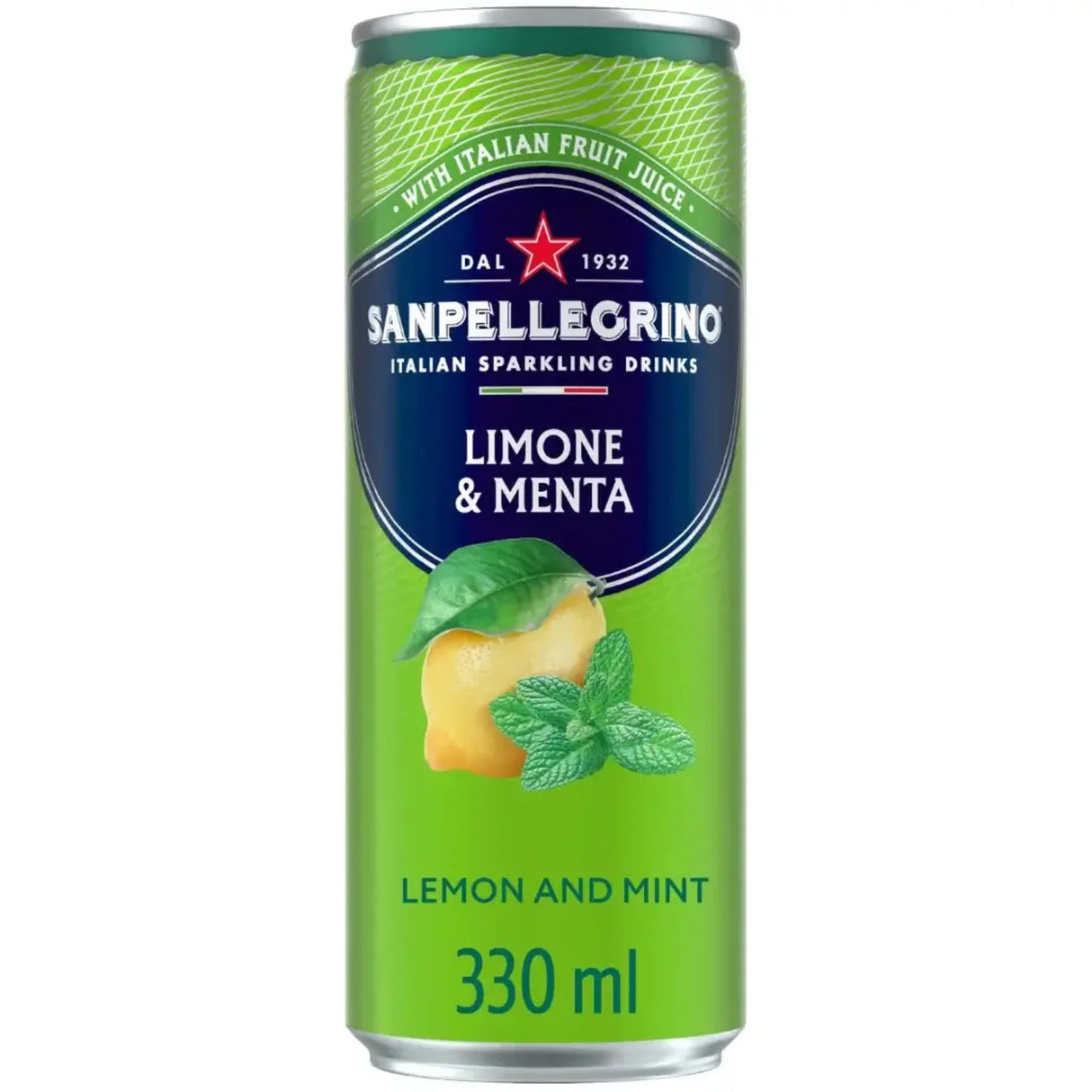 SAN PELLEGRINO LIMONE E MENTA 24X330ML CAN