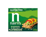 9621-E NAIRNS GF FLATBREADS ROSEMARY & SEA SALT 6X150G