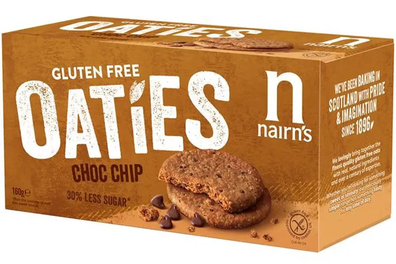 9597-E NAIRNS GF CHOCOLATE OATIES 8X160G
