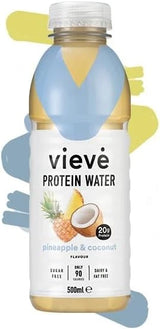 VIEVE PROTEIN WATER - PINEAPPLE & COCONUT 6X500ML