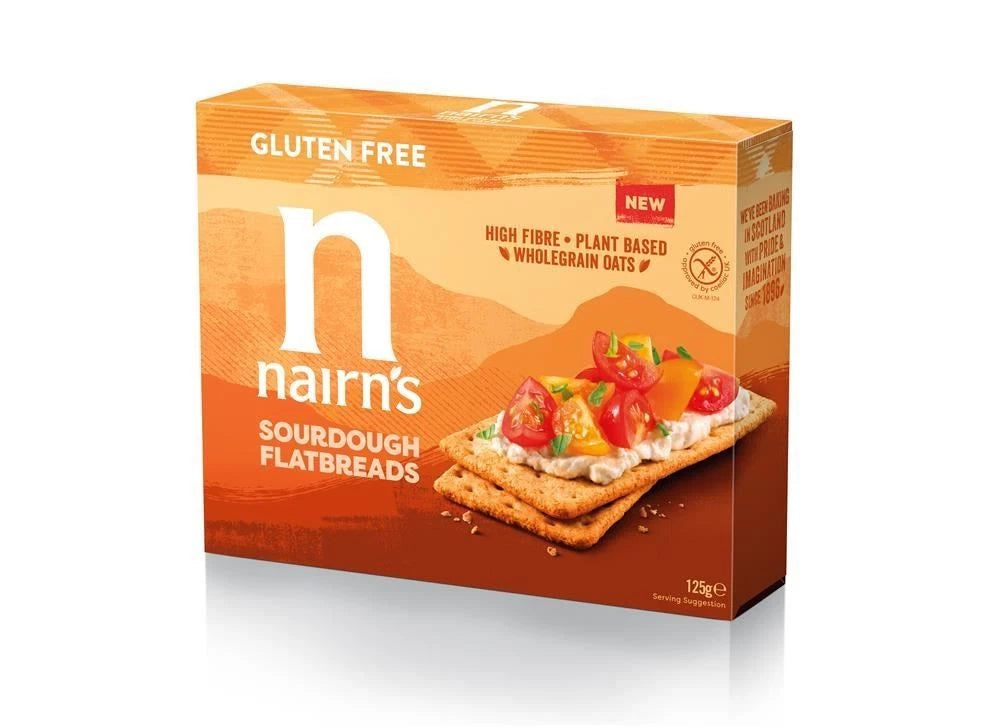 9611-E NAIRNS SOURDOUGH FLATBREAD 6X125G